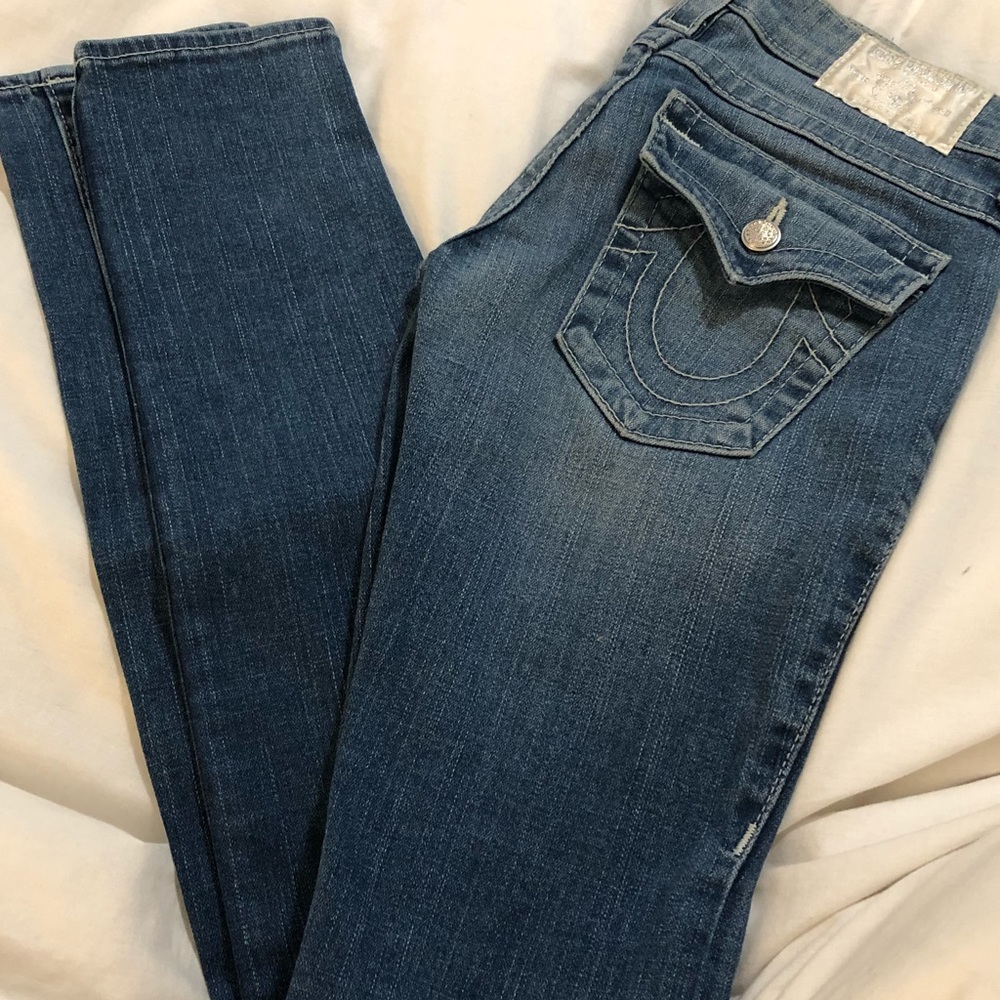 True religion Swarovski Pave Crystal Jeans